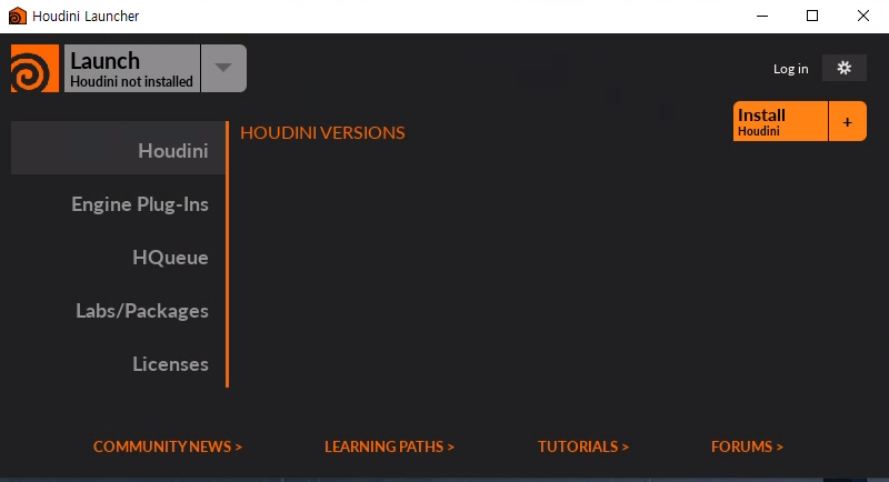 Houdini 다운로드